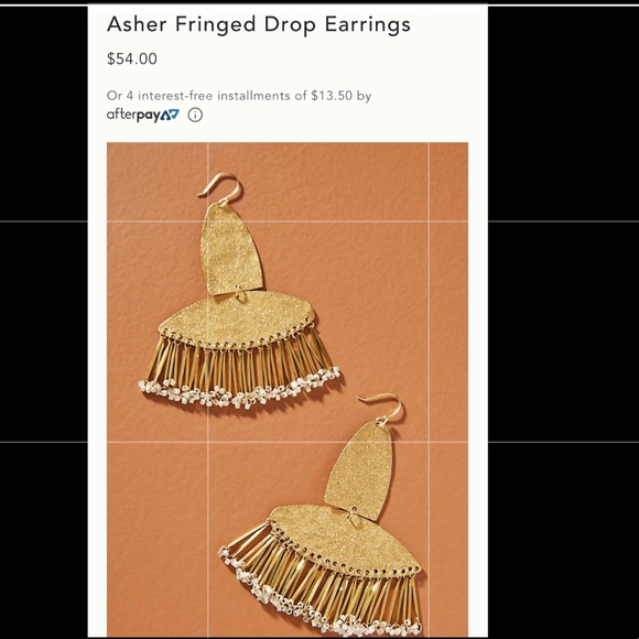 Anthropologie Asher Fringed drop earring - Picture 8 of 10